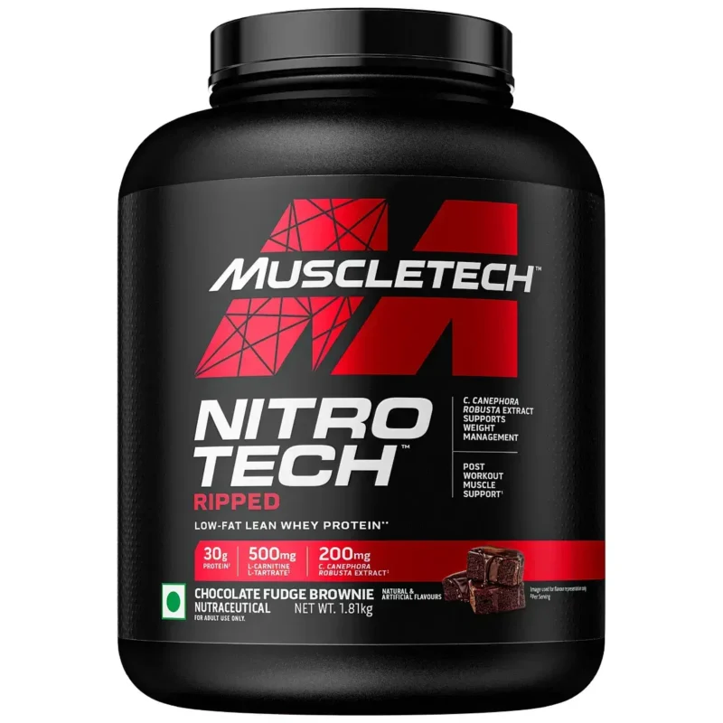 MuscleTech Performance Nitrotech Ripped 1.81kg Choclate Fudge Brownie