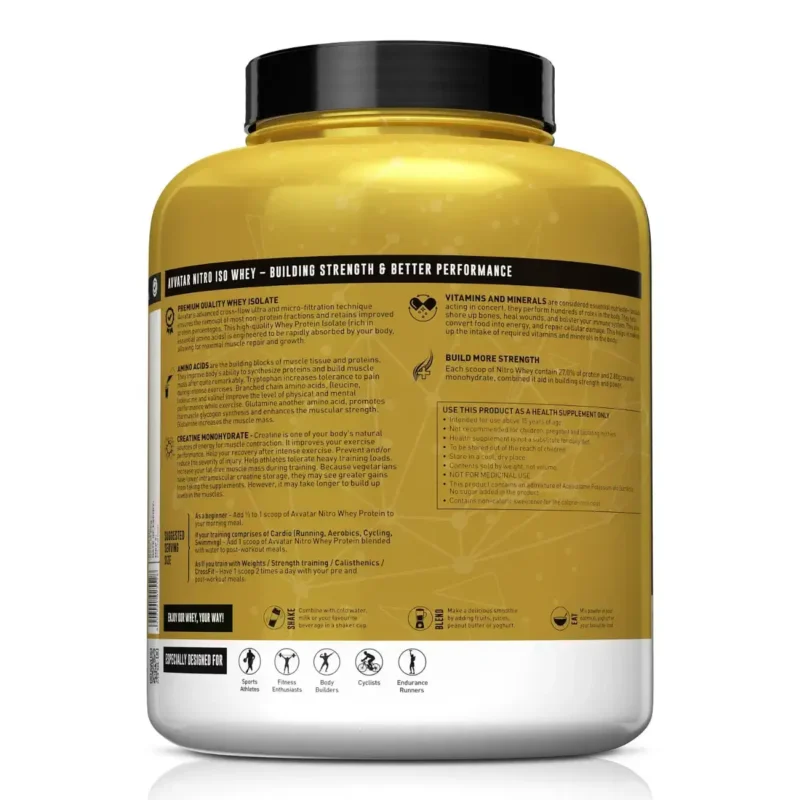 Avvatar Nitro Iso Whey Belgian Chocolate 2KG - Image 2