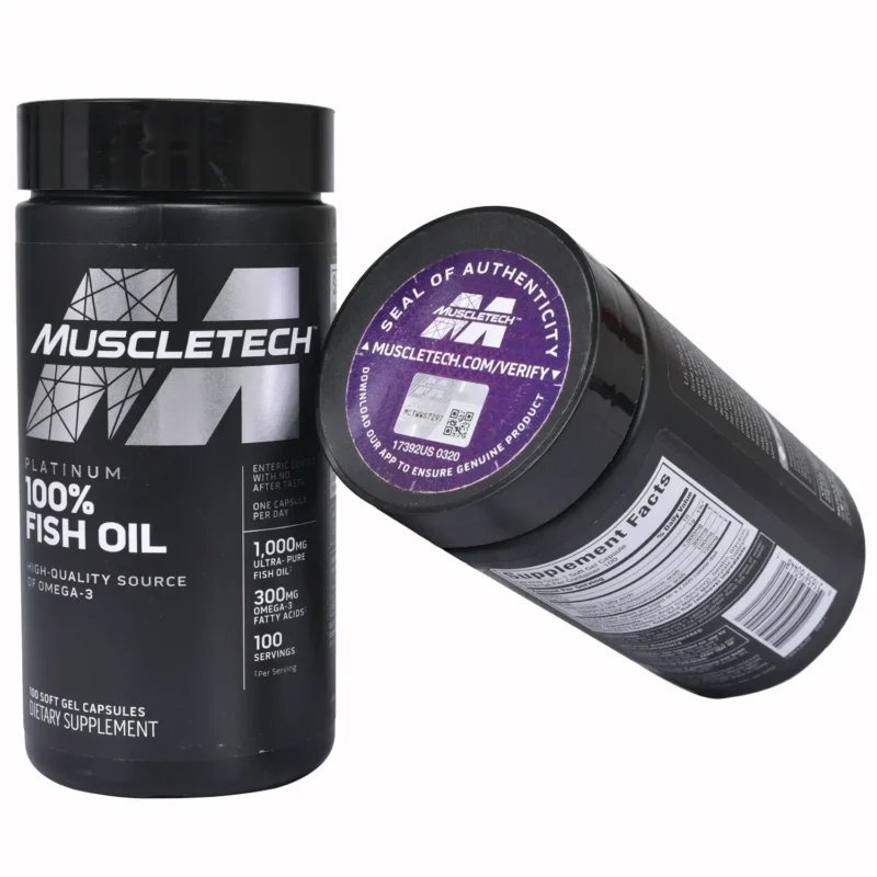 Muscletech Platinum 100% Fish Oil | 100 Softgels - Image 4