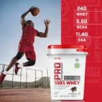 GNC Pro Performance 100% Whey Protein Powder | 24g Protein | 5.5g BCAA ( 8.81 lbs) - Image 6