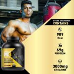 MuscleBlaze High Protein Gold Gainer, 3 kg (6.6 lb), Chocolate - Image 10